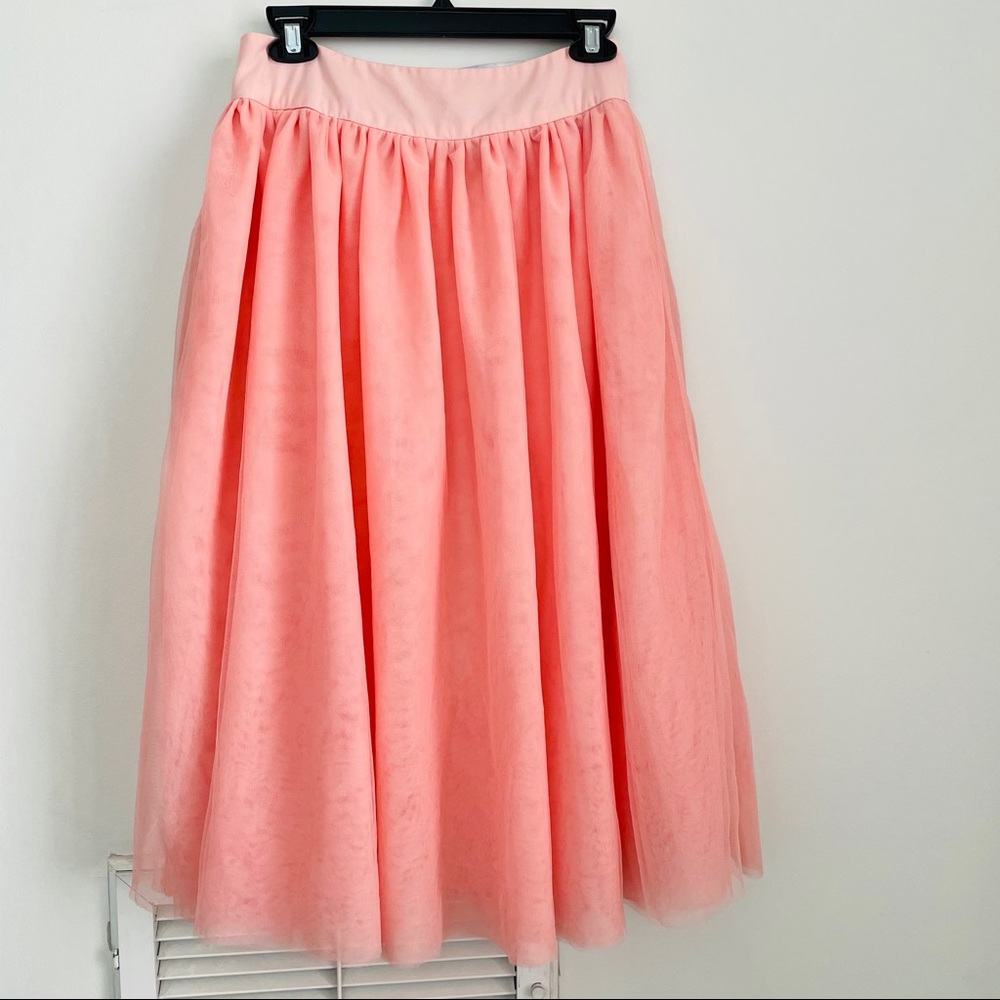 Yumi Tulle Midi Skirt